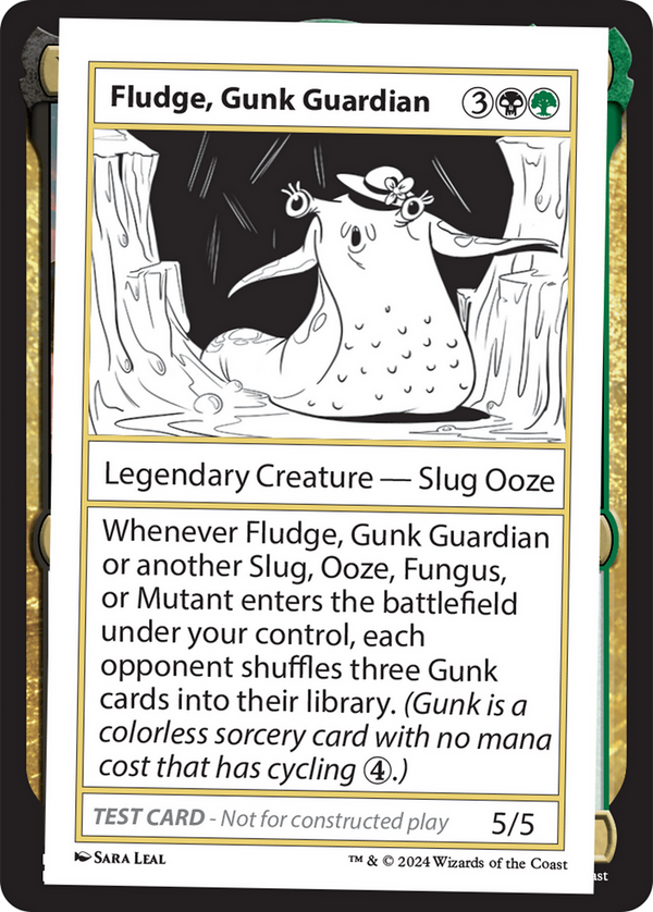 Fludge, Gunk Guardian - Test Card (MB2)