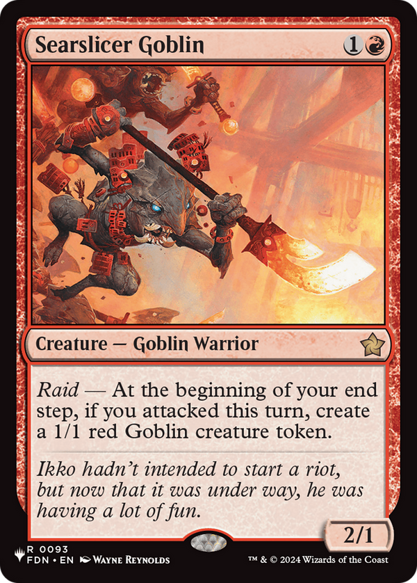Searslicer Goblin - FDN Reprint (PLST)
