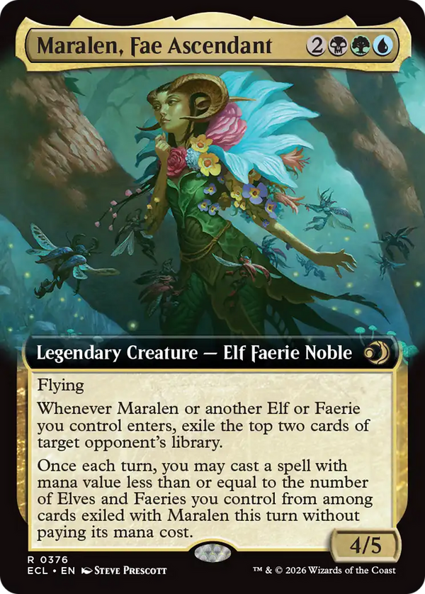 Maralen, Fae Ascendant - Extended Art (ECL)