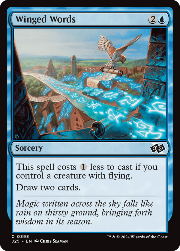 Winged Words (J25)
