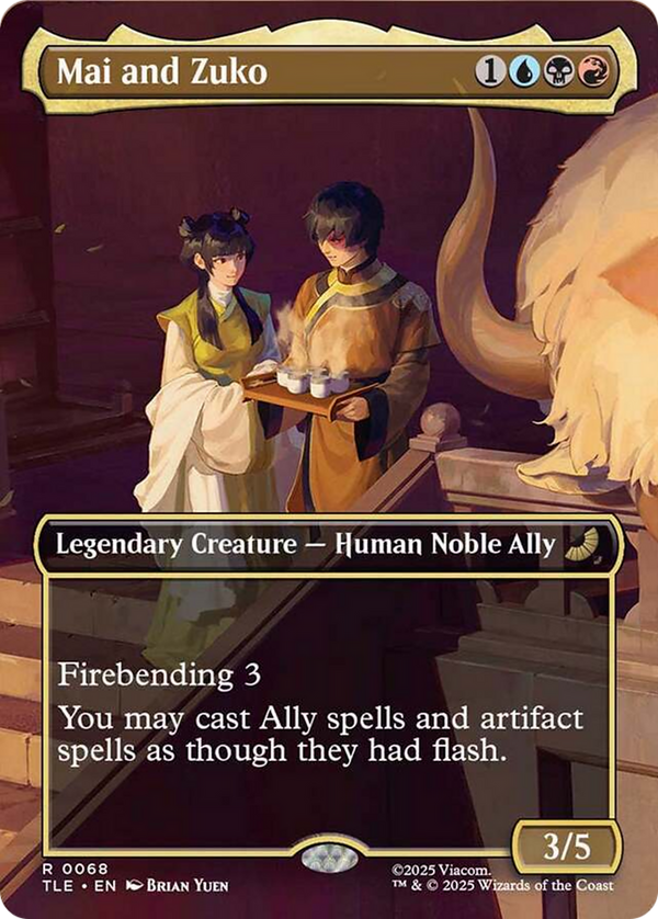 Mai and Zuko - Borderless Scene (TLE)