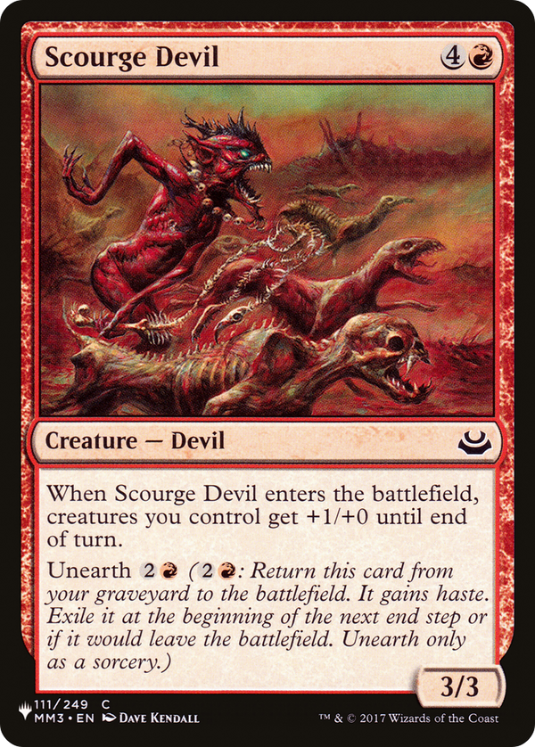 Scourge Devil - MM3 Reprint (PLST)
