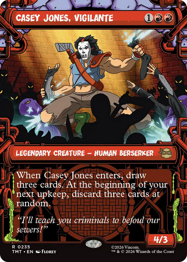Casey Jones, Vigilante - Sewer Frame (TMT)
