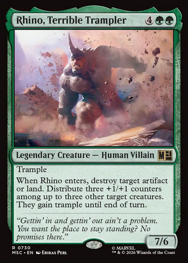 Rhino, Terrible Trampler (MSC)