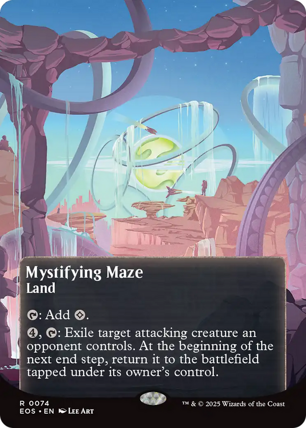 Mystifying Maze - Borderless Poster (EOS)