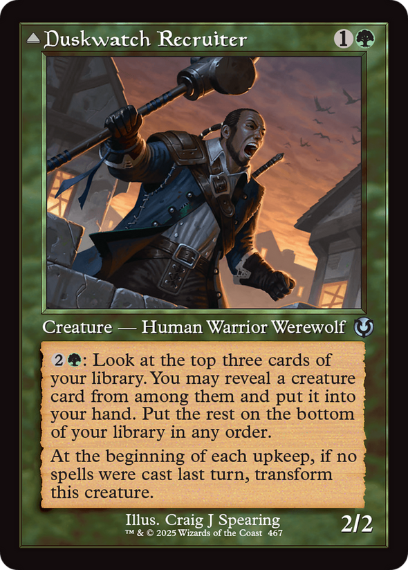 Duskwatch Recruiter // Krallenhorde Howler - Retro Frame (INR)