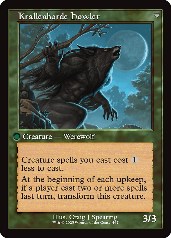 Duskwatch Recruiter // Krallenhorde Howler - Retro Frame (INR)