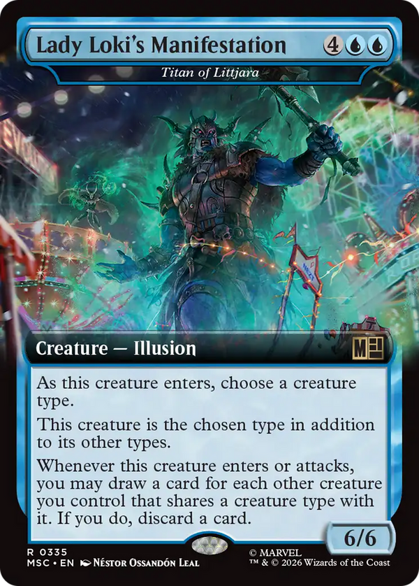 Lady Loki's Manifestation // Titan of Littjara - Extended Art (MSC) (Pre-Order)
