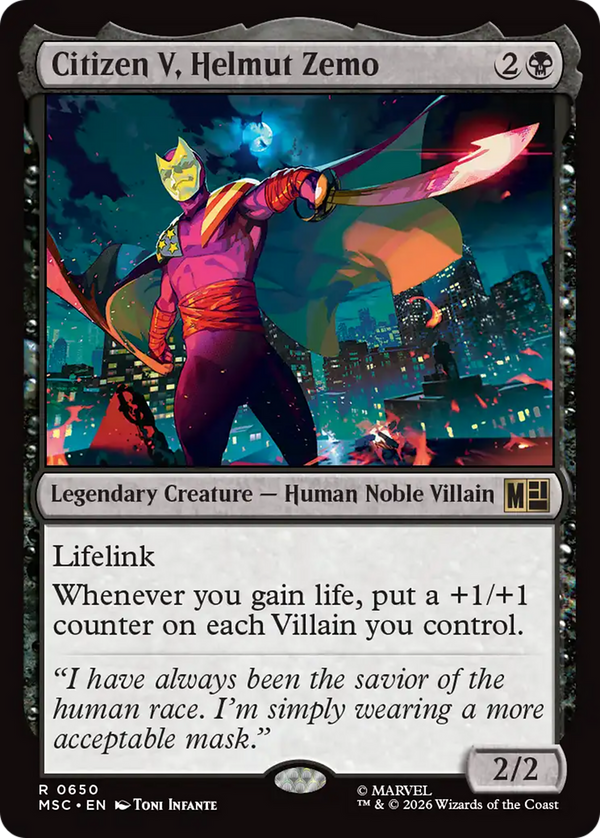 Citizen V, Helmut Zemo (MSC)