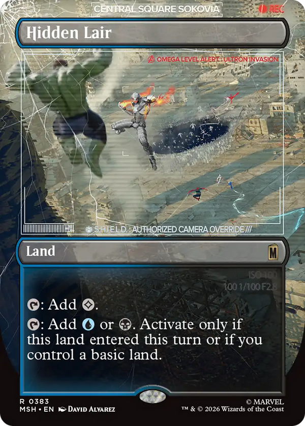 Hidden Lair - Borderless (MSH) (Pre-Order)