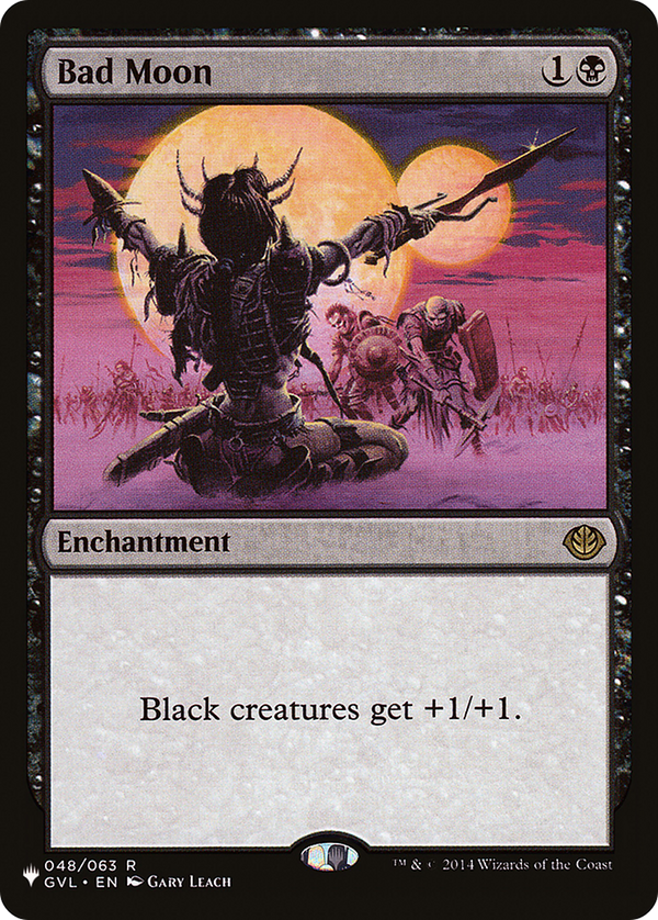Bad Moon - GVL Reprint (PLST)
