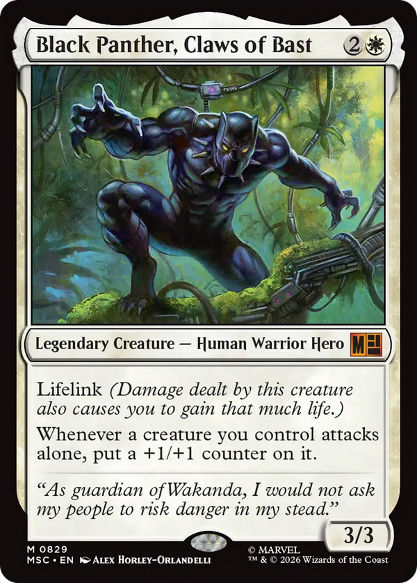 Black Panther, Claws of Bast (MSC)
