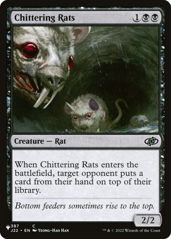 Chittering Rats - J22 Reprint (PLST)