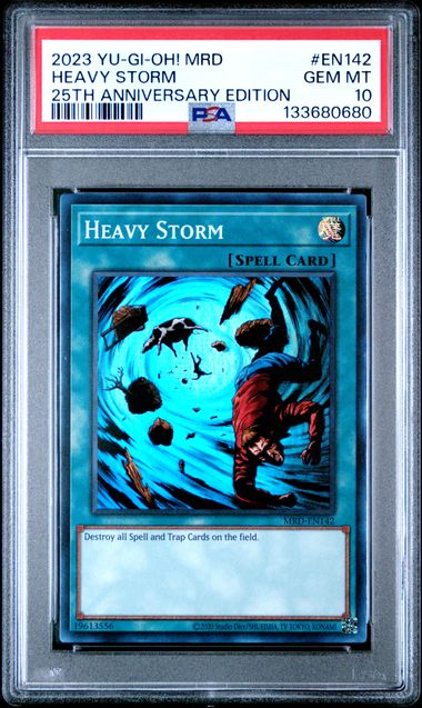 Heavy Storm (142) - 25th Anniversary 2023 MRD - Super Rare - Gem MT 10