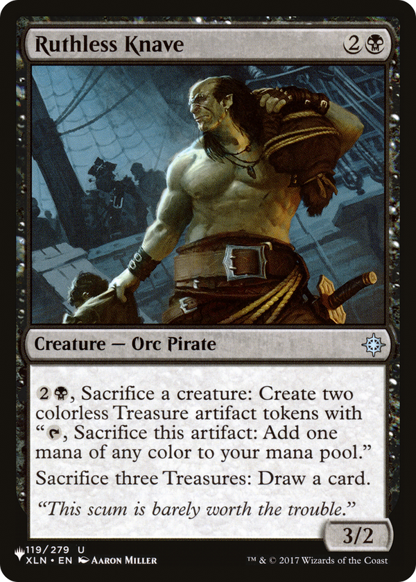 Ruthless Knave - XLN Reprint (PLST)