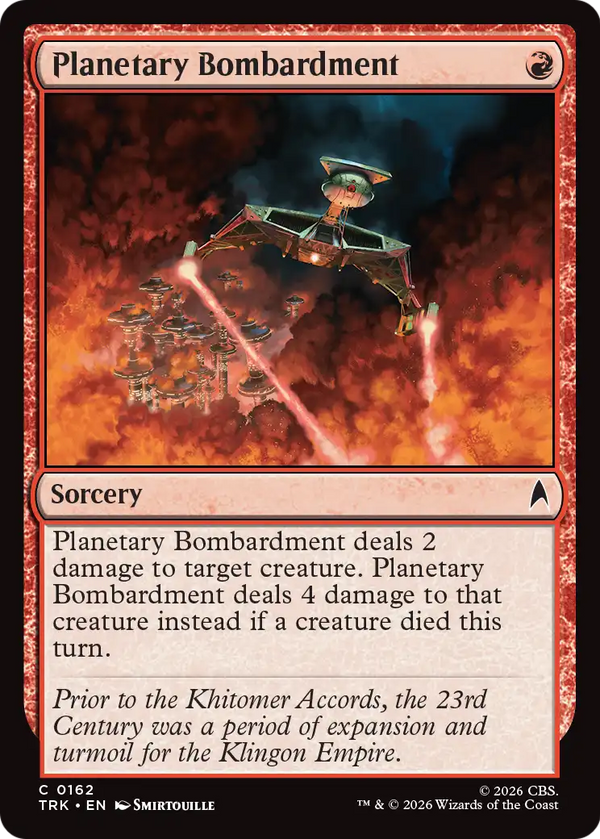Planetary Bombardment (TRK) (Pre-Order)