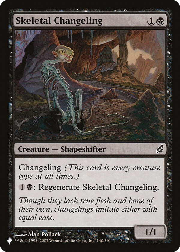 Skeletal Changeling - LRW Reprint (PLST)