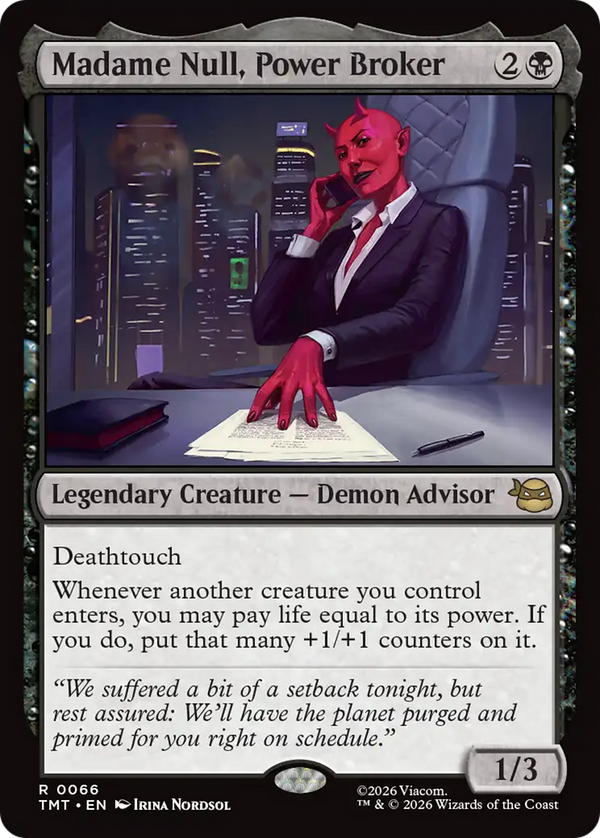 Madame Null, Power Broker (TMT)