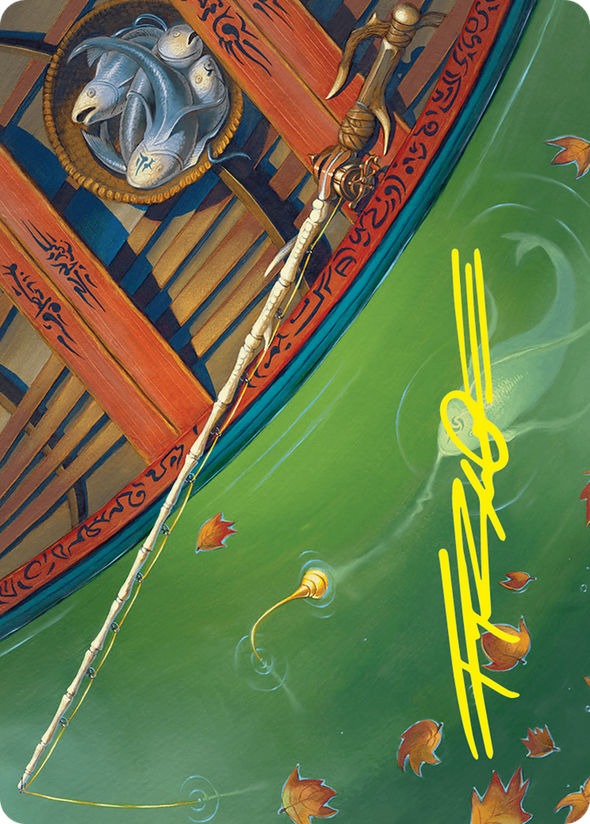 Fishing Pole - Art Series (Gold-Stamped Signature) (AFDN)