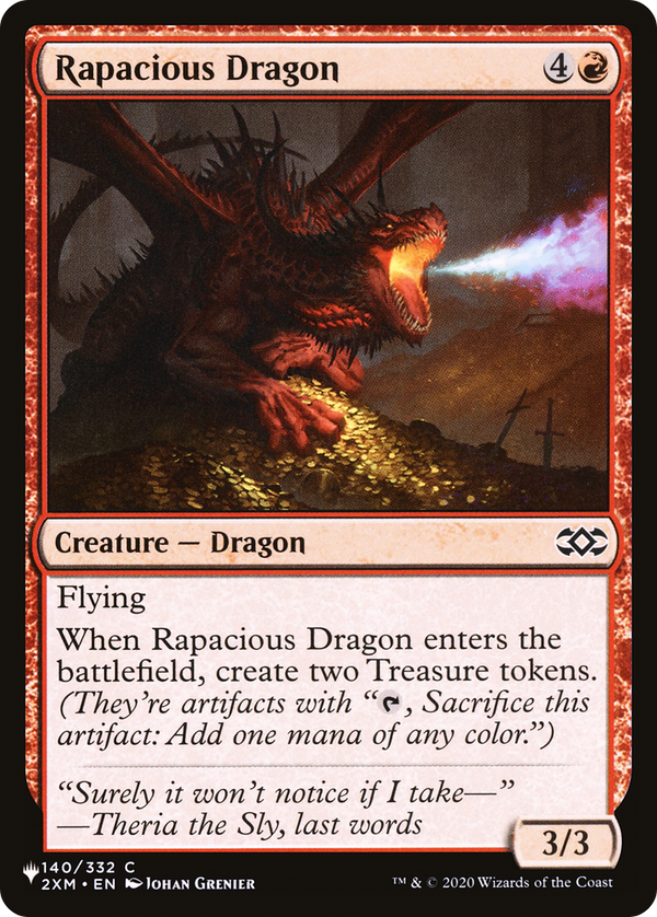 Rapacious Dragon - 2XM Reprint (PLST)