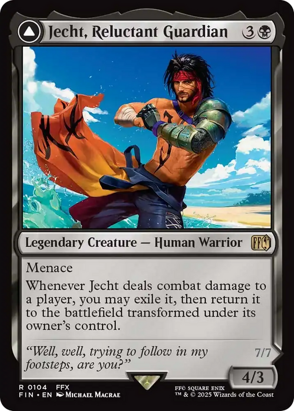 Jecht, Reluctant Guardian // Braska's Final Aeon (FIN)