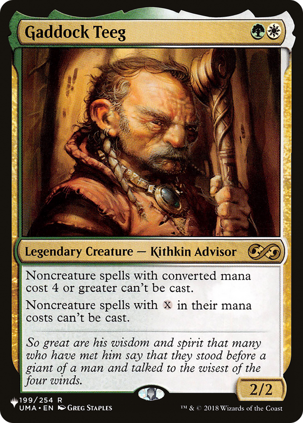 Gaddock Teeg - UMA Reprint (PLST)