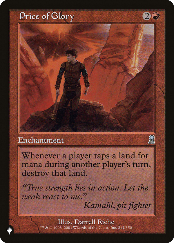 Price of Glory - ODY Reprint (PLST)