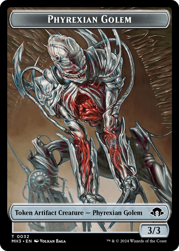 Phyrexian Golem Token (TMH3)