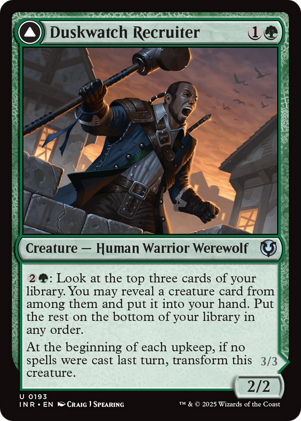 Duskwatch Recruiter // Krallenhorde Howler (INR)