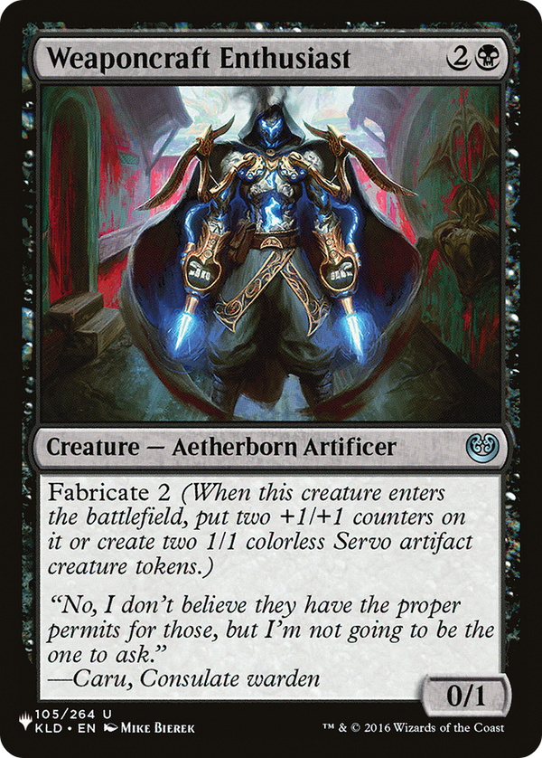 Weaponcraft Enthusiast - KLD Reprint (PLST)