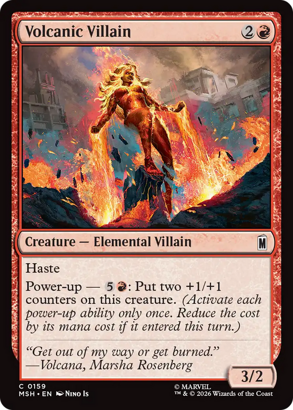 Volcanic Villain (MSH) (Pre-Order)