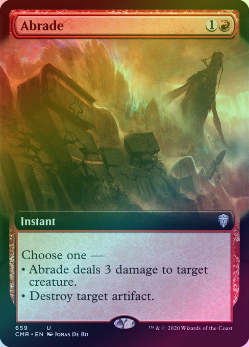 Abrade - Extended Art (Foil) (CMR)