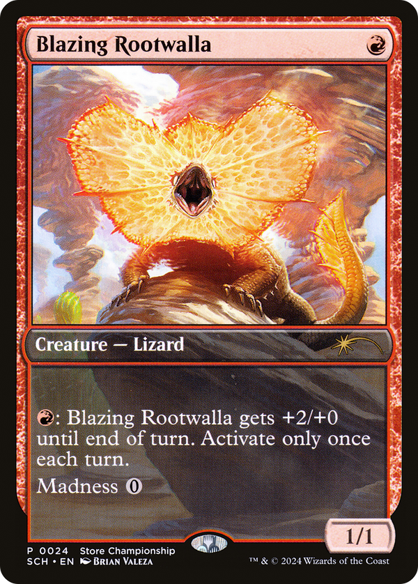 Blazing Rootwalla - Store Championship Promo (SCH)