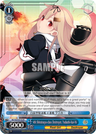 4th Shiratsuyu-class Destroyer, Yudachi-Kai-Ni - KC/S25-E132 - Rare available at 401 Games Canada