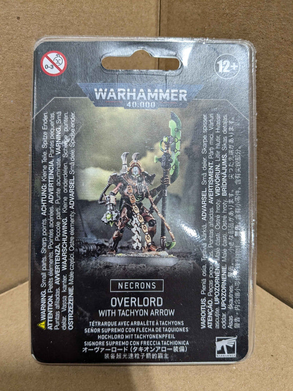 Warhammer 40,000 - Necrons - Overlord with Tachyon Arrow **