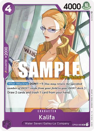 Kalifa (Pre-Release) - OP03-060 - Uncommon