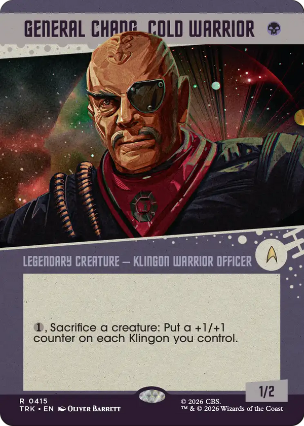 General Chang, Cold Warrior - Showcase (TRK) (Pre-Order)