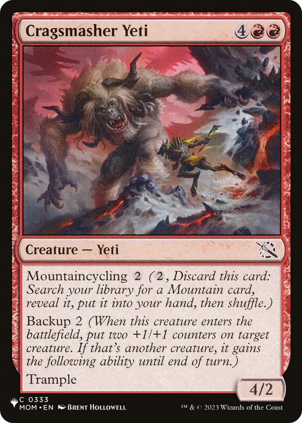 Cragsmasher Yeti - MOM Reprint (PLST)