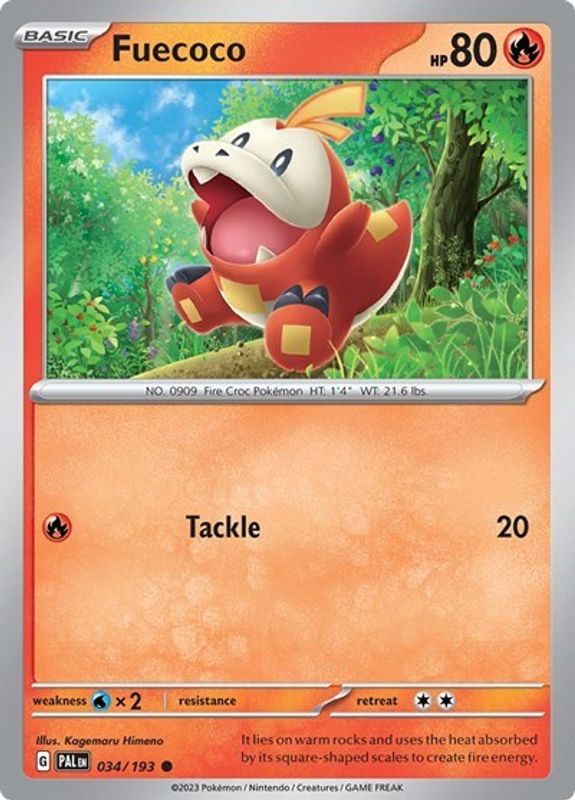 Fuecoco - 034/193 - Holo Promo (Summer 2023 Collector Chest)