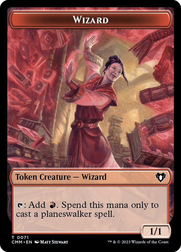 Narset of the Ancient Way // Wizard Token (TCMM)
