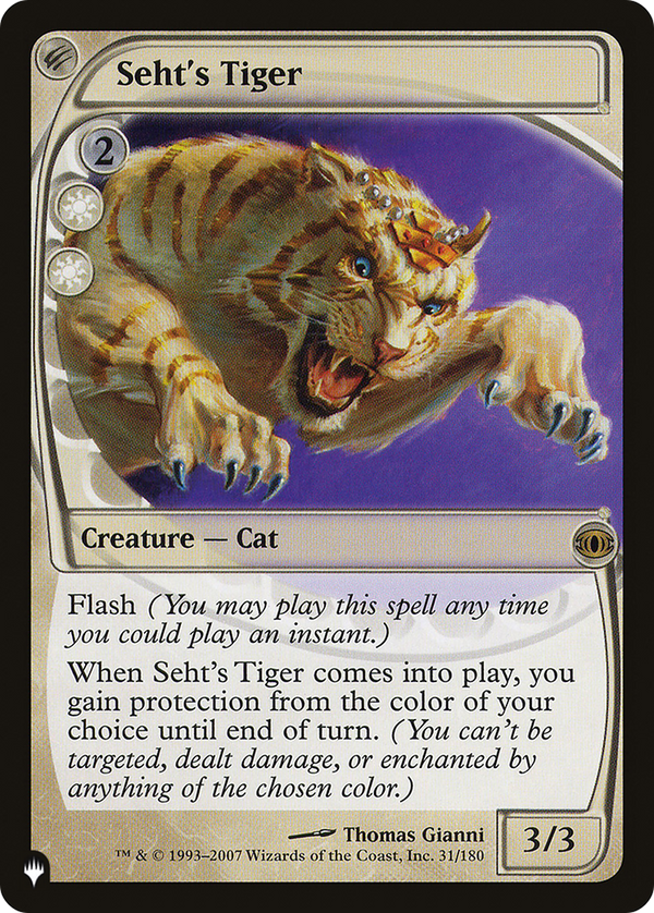 Seht's Tiger - FUT Reprint (PLST)