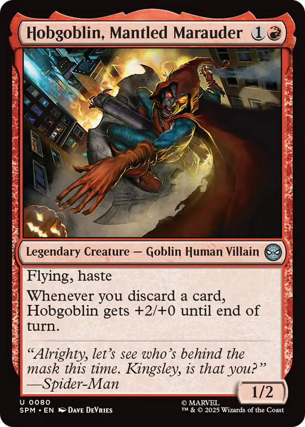 Hobgoblin, Mantled Marauder (SPM)