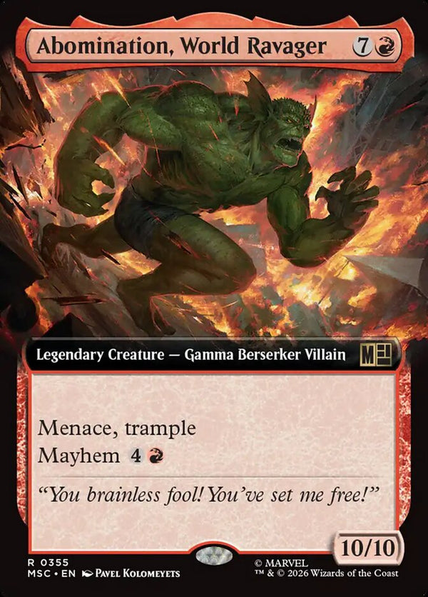 Abomination, World Ravager - Extended Art (MSC)