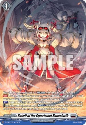 Result of the Experiment Henceforth (227) - D-PR/227EN - Promo