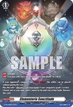 Elementaria Sanctitude (229) - D-PR/229EN 2023 - Promo