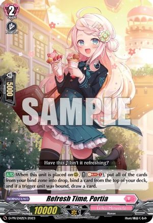 Refresh Time, Portia - D-PR/242EN - Promo