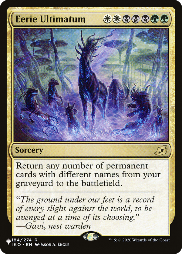 Eerie Ultimatum - IKO Reprint (PLST)