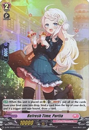 Refresh Time, Portia (Foil) - D-PR/243EN - Promo