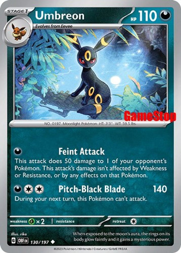 Umbreon - 130/197 - Promo (Gamestop Exclusive)