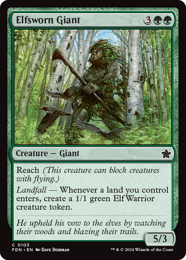 Elfsworn Giant (FDN)